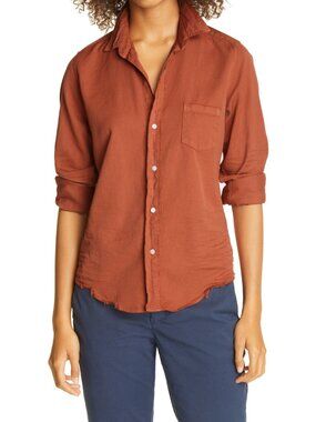 Frank & Eileen Button-Up Shirt in Barry, 100% Cotton, Made in USA, size S, new!